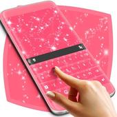 Pink Sparkle Keyboard Theme icon