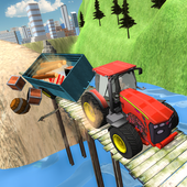 US Farm Tractor Driver Real Off-Road Uphill Drive icon