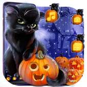 Cute Halloween Kitty Launcher Theme HD Wallpapers on 9Apps