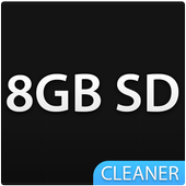 8gb sd storage space cleaner - storage manager icon