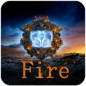 Fire Next Launcher 3D Theme icon