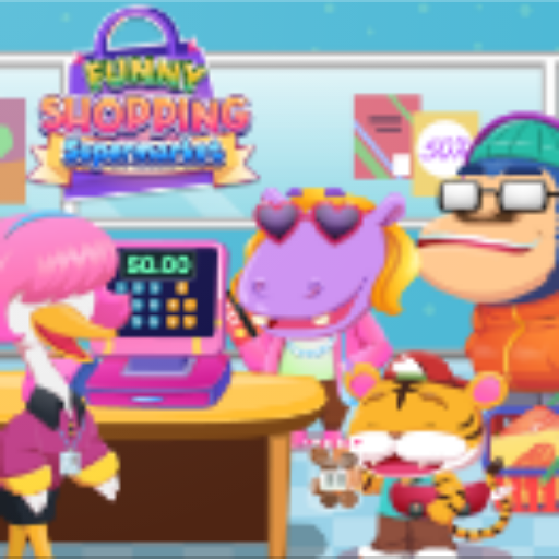 FUNNY SHOPPING SUPERMARKET - Shopping games girls icon