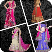 Woman Lehenga Choli Photo Suit أيقونة