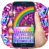 Rainbow Glitter Keyboard icon