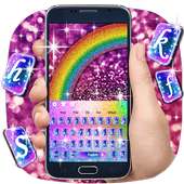 Rainbow Glitter Keyboard