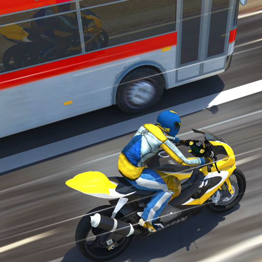 Bike VS Bus Free Racing Games – New Bike Race Game icon