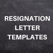 RESIGNATION LETTER TEMPLATES icon