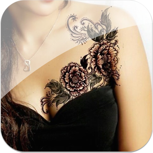 Butterfly Flower Tattoo Designs Images icon