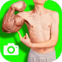 Body Gym Editor Foto - Stiker Otot