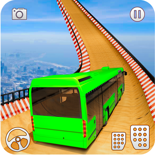 Impossible Advance Bus Driving : Crazy Mega Stunt أيقونة
