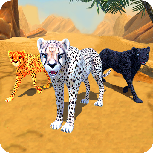 Cheetah Family Sim animal game icon