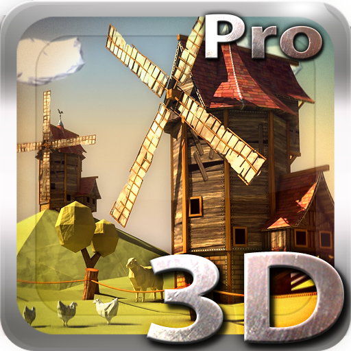 Paper Windmills 3D Pro lwp icon