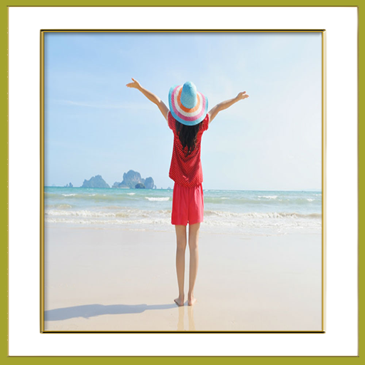 marcos blancos para fotos gratis icon