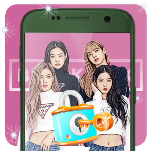 Black Pink Lock Screen icon