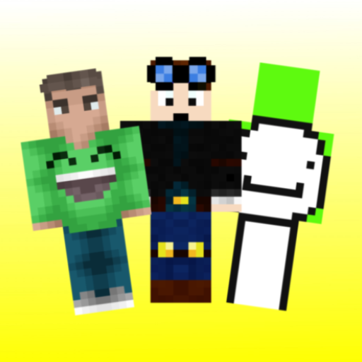 Youtubers skins for Minecraft icon