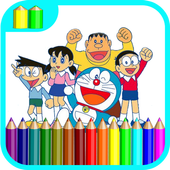 Learn Coloring For Doraemon icon