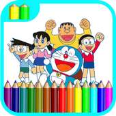 Learn Coloring For Doraemon