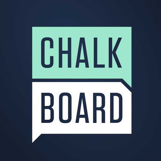Chalkboard sports group chat icon