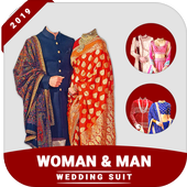 Women And Men Wedding Photosuit icon