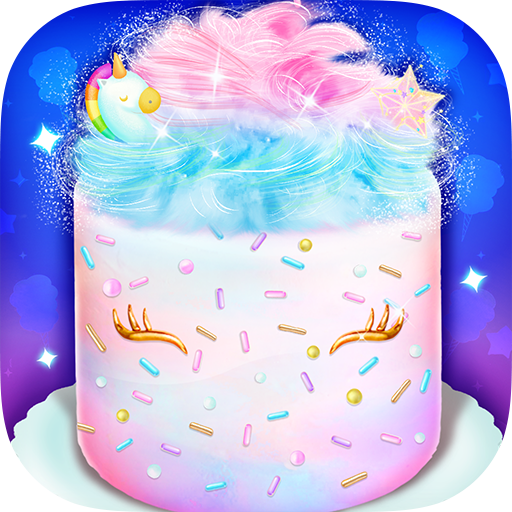 Unicorn Cotton Candy Cake icon
