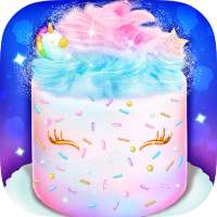 Unicorn Cotton Candy Cake