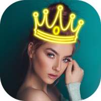 Light Crown Photo Editor - Crown Heart Pic Editor