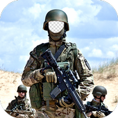 Army Suit Photo Frames icon