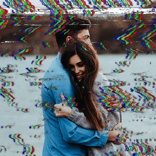 Glitch Effect Video Maker icon