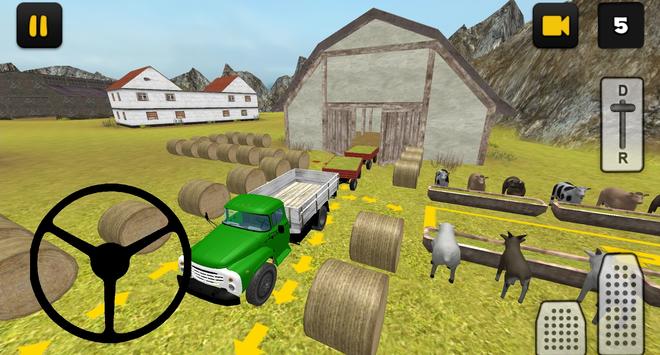 Classic Farm Truck 3D: Feed Transport screenshot 1