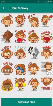 Ape Monkey Funny Emoji WAStickerApp for Whatsapp screenshot 8