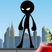 StickMan Run: City Defence أيقونة