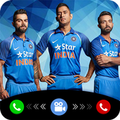 Fake Video Call - Indian Cricket Team icon