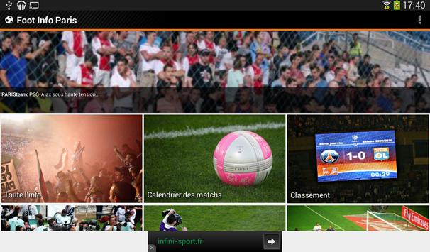 Foot Info Paris screenshot 17