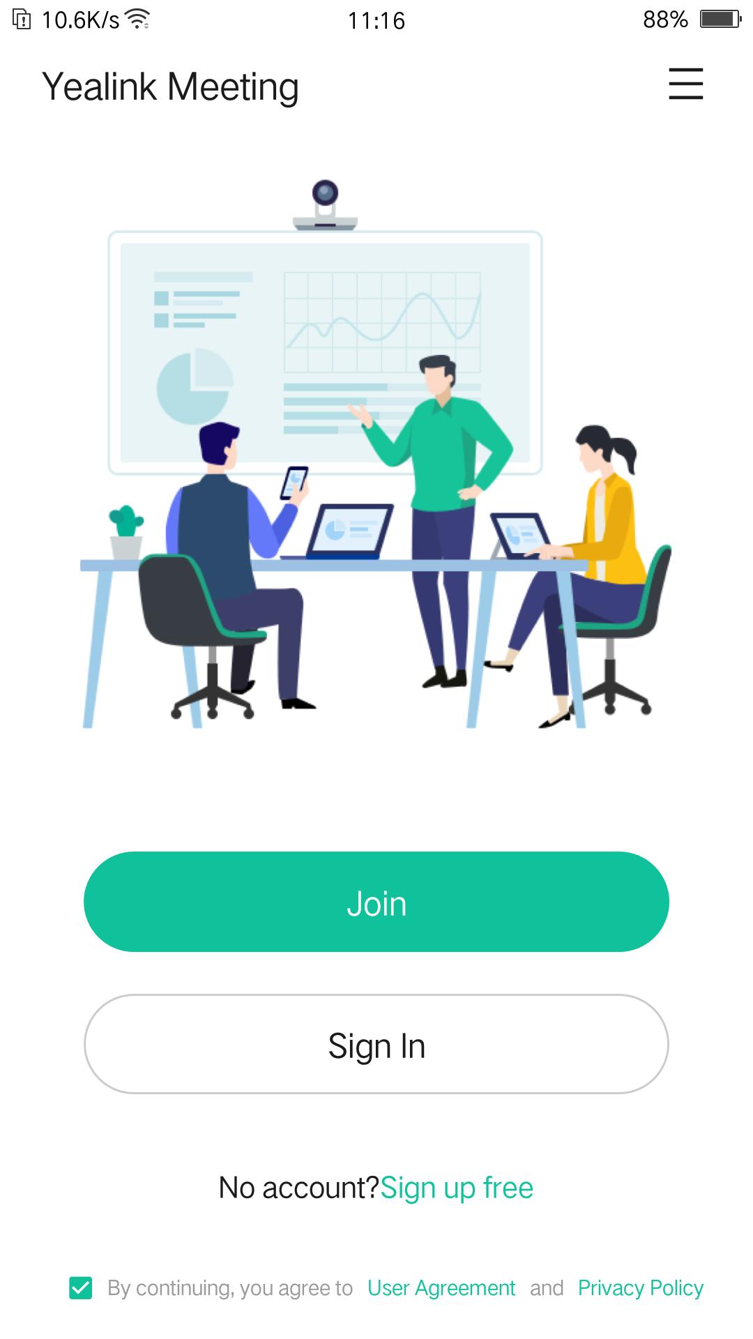 Yealink Meeting скриншот 1