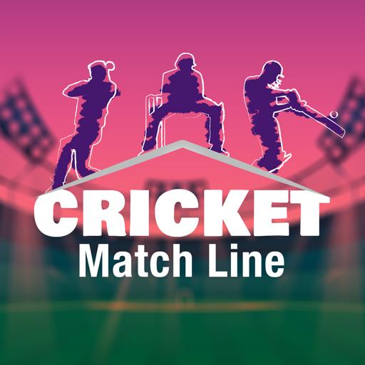 Cricket Match Line icon