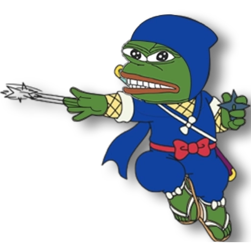 Ninja Pepe Stickers أيقونة