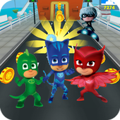Subway pj Run Masks Dash Run أيقونة
