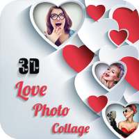 3D Love Photo collage on 9Apps