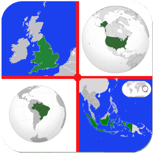world map quiz - guess country icon