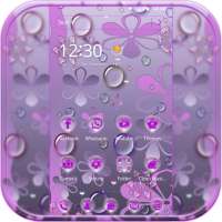 Ungu tetesan air tema on 9Apps