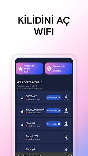 WiFi Şifre Harita Instabridge screenshot 2