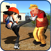 Street Ninja Kid - Shadow Kung Fu Fighting 3D icon