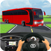 Offroad Coach Bus Driving Simulator 3D icon