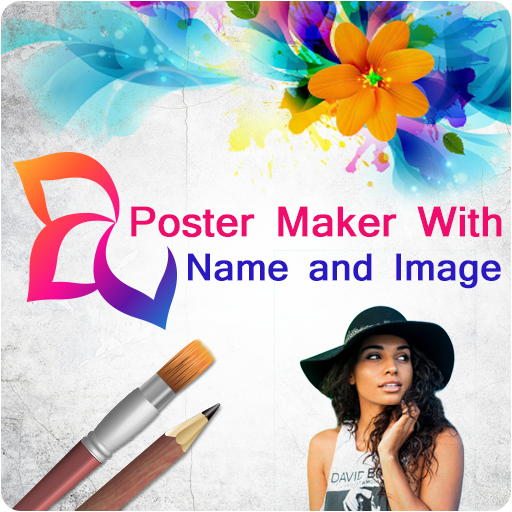 Poster Maker With Name &amp; Image icon