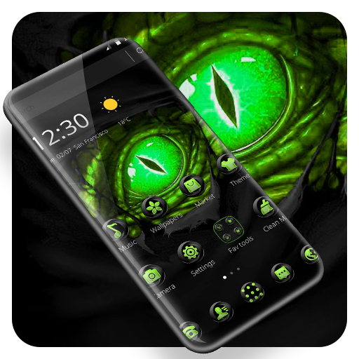 Green Dragon Eye Theme icon