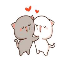 Sticker New Mochi Mochi Peach Cat forWAStickerApps