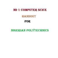 ND 1 Computer Science Handout on 9Apps