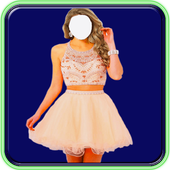 Girls Fashion Dress Photo Maker icon
