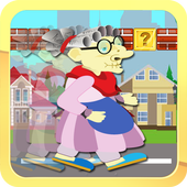 Granny runner icon