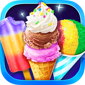 Summer Frozen Food - Snow Cone,Ice Cream &amp; Ice Pop icon